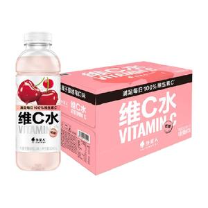 外星人维C水车厘子蔓越莓口味500mL*15瓶低糖低卡