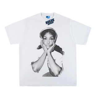 SZA 诗沙 R&B 街头人像vintage嘻哈说唱T恤纯棉印花直喷短袖tee