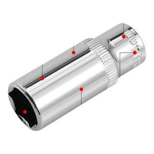 小飞套筒5.5/8/10/14mm套筒头1/4内六角套头工具套装棘轮快速扳手