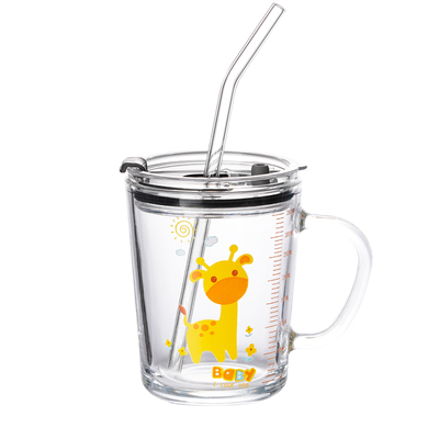 儿童早餐宝宝专用带把牛奶杯