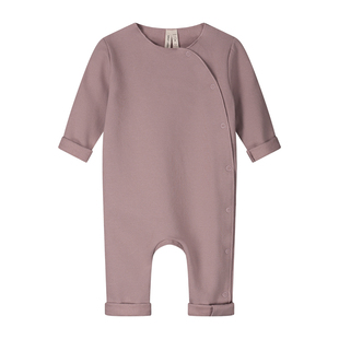 荷兰Gray Label秋冬新款婴幼儿童柔软纯色包屁衣连体衣开衫帽子鞋