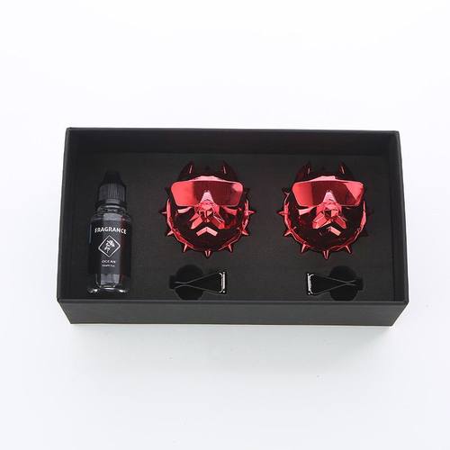 狗头内饰出风口香水恶霸法斗礼盒装香薰开业车载高档礼品香薰