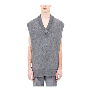 [尊享特惠]Maison Margiela马吉拉四角缝线毛衣背心马甲针织