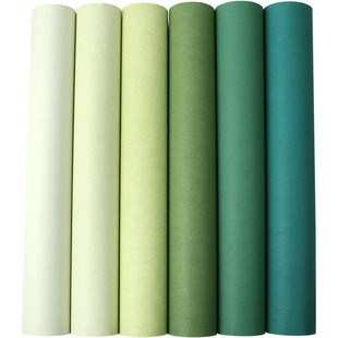 纯色素色无纺布复古墨绿抹茶淡绿色壁纸非自粘客厅卧室墙纸牛油果