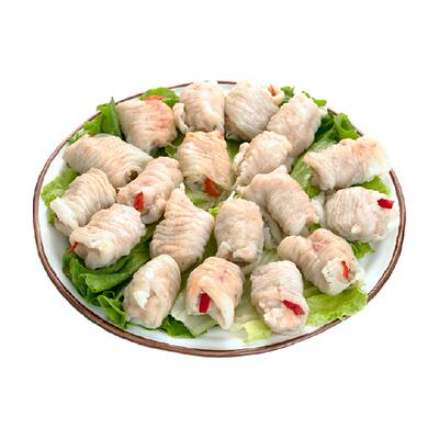 趣十八番潮汕鱼册鱼肉饺皮大肉馅