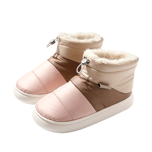 舒乐佳棉拖鞋女冬季包跟室内家居家用毛绒男士加绒冬暖棉鞋男