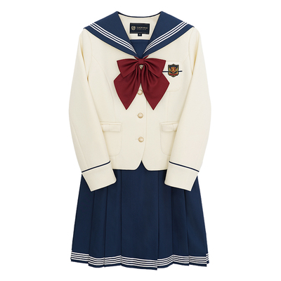 月野家奶黄身白三本JK冬服