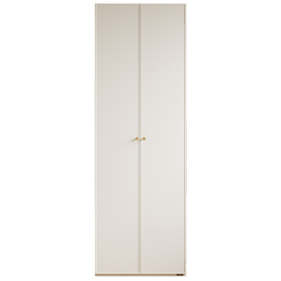 全友家居Q衣柜奶油风卧室组合衣柜书桌一体梳妆台三门衣柜