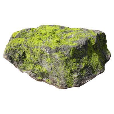 仿真青苔石头玻璃钢假山摆件