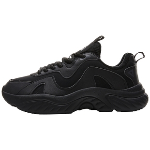 匹克态极棉鞋男加绒保暖小胖鞋黑色冬季新款运动鞋厚底休闲老爹鞋