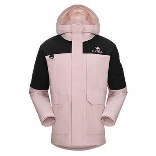 骆驼羽绒服三合一冲锋衣男女同款2026冬装防风防寒保暖登山服外套
