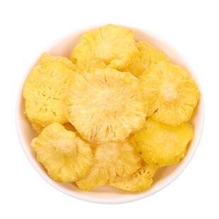 南亚姑娘凤梨干片原切水果干凤梨圈果脯蜜饯菠萝圈解馋休闲小零食