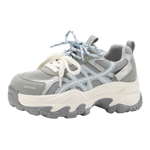 达芙妮厚底老爹女鞋子女款2026新款春季网面运动休闲轻便增高超火