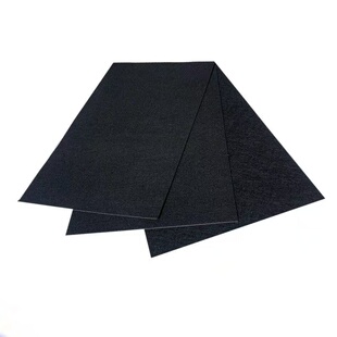 自粘毛毡布黑色防震无纺布汽车隔音门板音响后备箱垫毛毡绒布粘布
