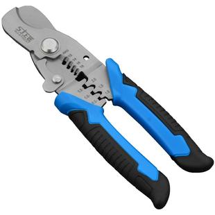 多功能电工钳子剥线钳压线拨线剪线钳电缆剪刀剥皮器电工剪子 7寸