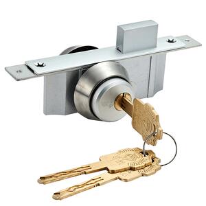 好汉肯德基门锁防盗锁麦当劳断桥铝玻璃门锁C级铝合金门锁隐形锁