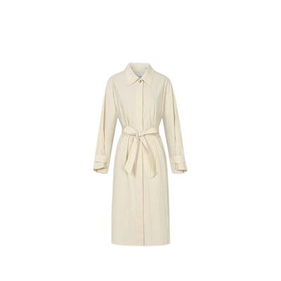 GCRUES设计感廓形长风衣