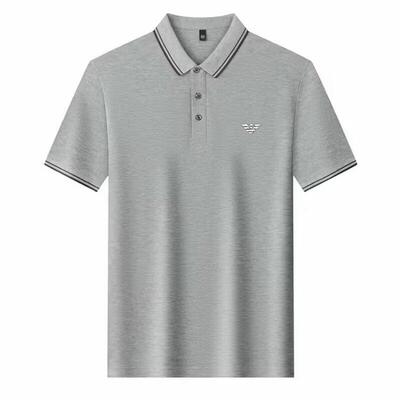 正品意大利丝光棉男短袖POLO衫