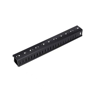 PVC黑色线槽明装阻燃塑料工业配电箱家用装饰网线线管电线线槽