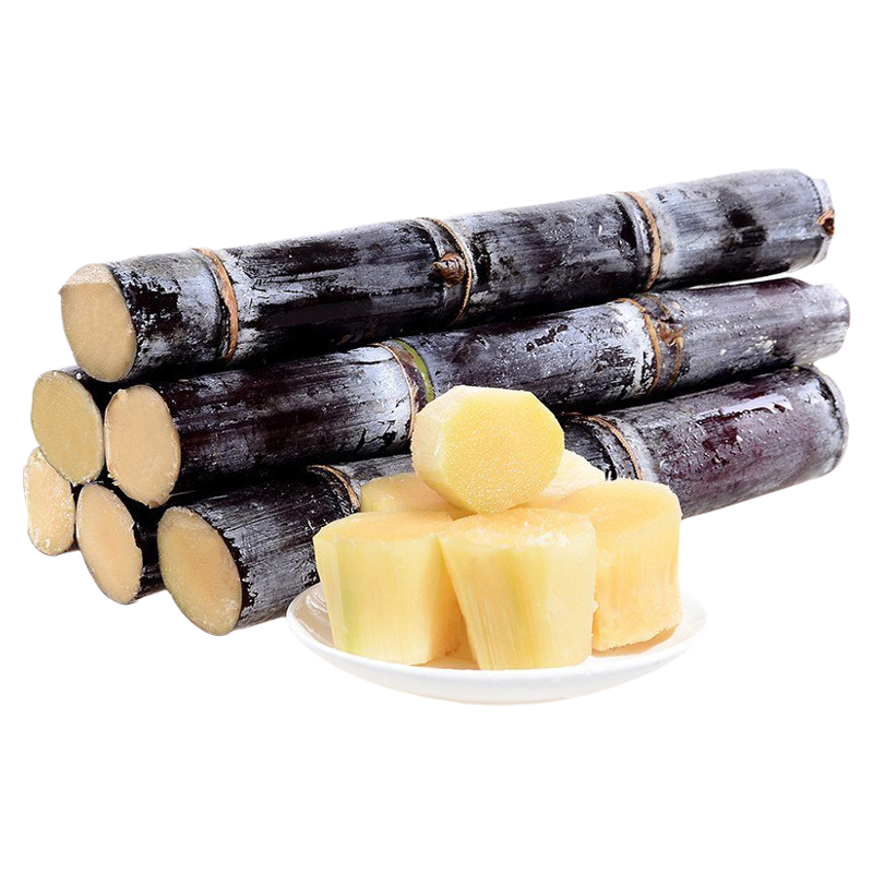 现砍现发黑皮甘蔗脆甜新鲜水果5斤甜杆甘蔗孕妇多汁整箱包邮榨汁