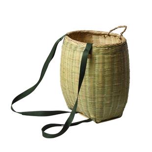 湘西纯手工竹编背篓可背竹筐小号大号蘑菇筐儿童成人背篓采茶背篼