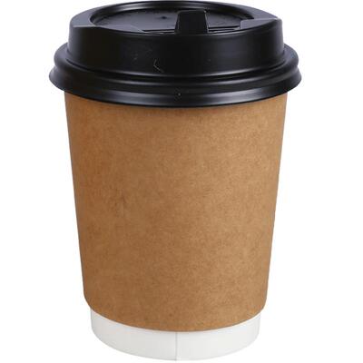 带盖奶茶咖啡打包一次性杯子