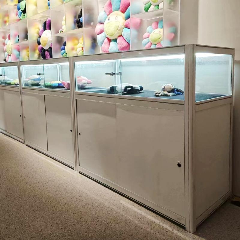 可折叠展示柜样品玻璃柜台证书礼品展架珠宝礼品展示架柜台展柜