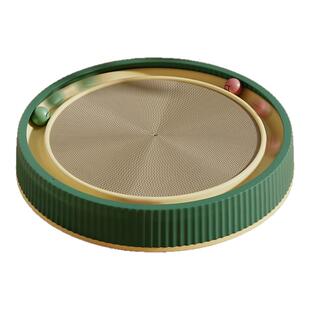 猫抓板带球超大号圆形不掉屑耐抓耐磨一体猫窝自嗨解闷神器猫玩具