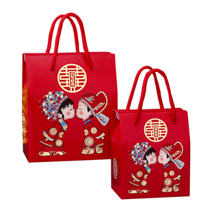 喜糖盒专用结婚糖盒喜糖袋子喜盒子礼袋礼盒装礼品糖果瓜子袋婚礼