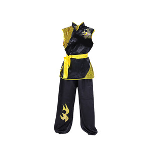 儿童武术表演服打鼓服装中国功夫武校练功服训练服舞龙舞狮演出服