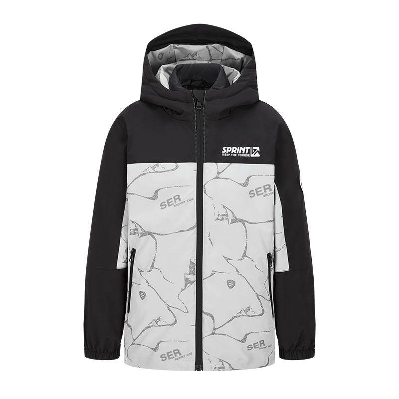 雪中飞童装羽绒服一衣三穿中长款