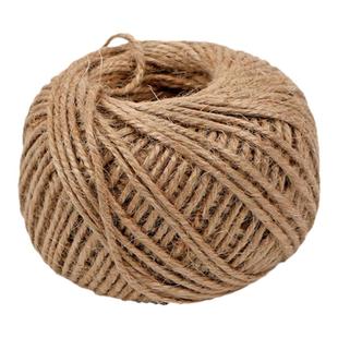 麻绳粗麻系绳礼盒包装绑带鲜花花束装饰带50米100米绑绳diy材料