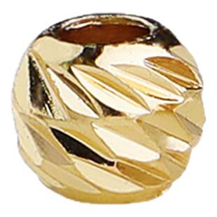 14K包金保色刀切珠切花珠刻面圆珠隔珠串珠diy手工饰品配件材料