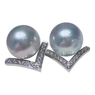 跑量促销厚珠层日本AKOYA项链天然异形白透粉巴洛克强光海水珍珠