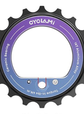 CYCLAMI后拨中空偏心大导轮18T