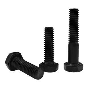 UNC发黑5级(8.8级)美制外六角螺丝英制六角头三杠美标螺栓5/8-11