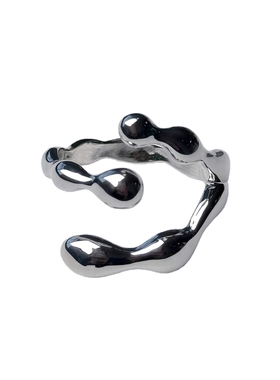 规则简约风戒指开口调节简约