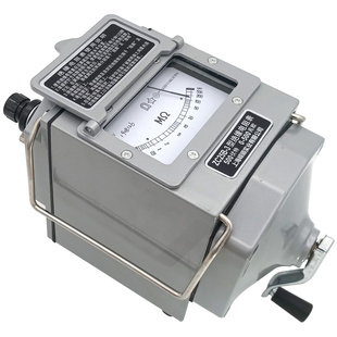 上海摇表电工500V合金铝壳兆欧表1000V2500V绝缘电阻测试仪线漏电