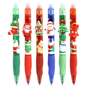 2025新款卡通可擦笔小学生专用三年级热可擦按动中性笔速干蓝色摩易擦水笔圆珠笔可擦写圣诞节礼物氛围可爱