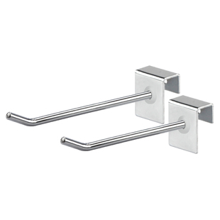 槽板挂钩单线挂钩横梁货架挂钩超市货架配件方管挂钩零食挂钩