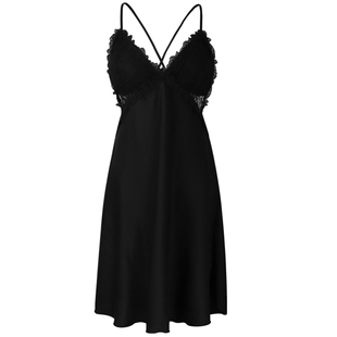 乐姿梦新款情侣睡衣女性感吊带睡裙夏冰丝洋气高级感短袖女士套装