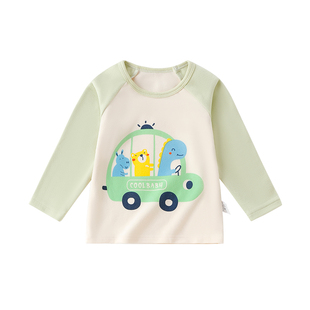 婴儿长袖t恤纯棉宝宝秋装男童打底衫春秋冬季薄款婴幼儿上衣服a类