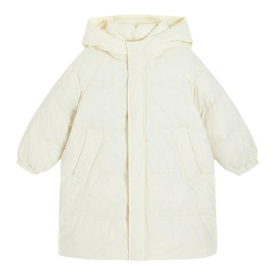 女童冬季中长款加厚羽绒服