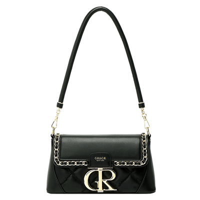 小众轻奢菱格链条包单肩斜挎女包