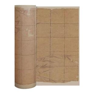 加厚格子复古拓片长卷宣纸小方格竖格毛笔字书法小楷作品专用纸