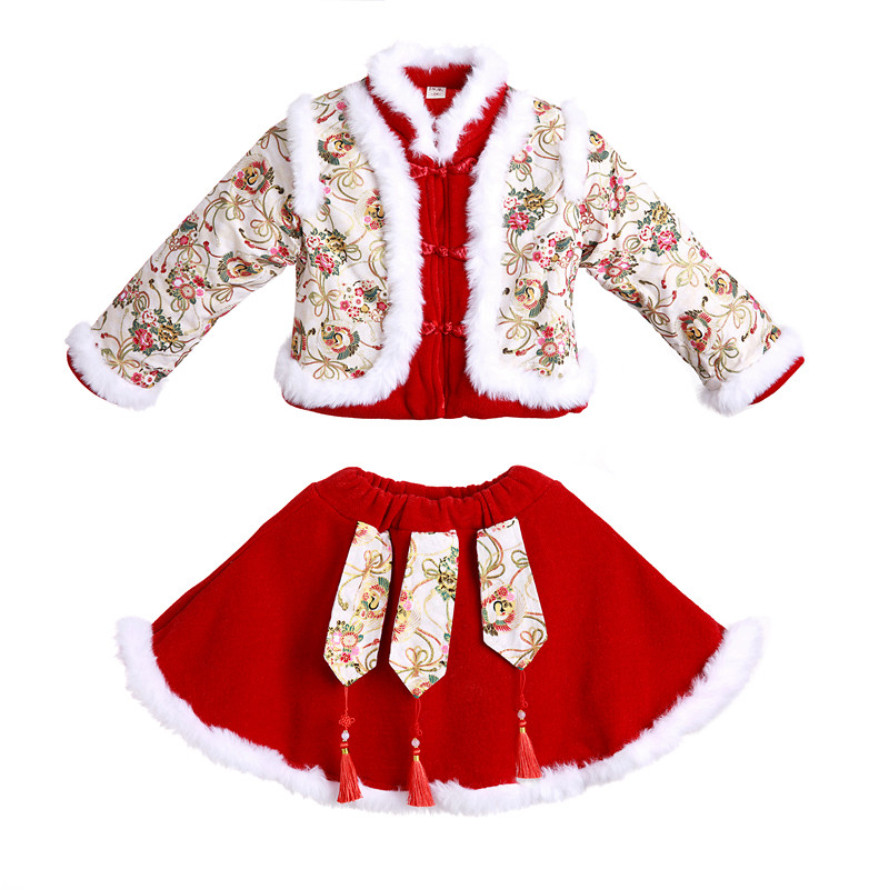 棉袄加厚拜年服曼妙莺魅厂价女童