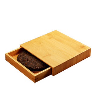 普洱茶盒茶叶收纳茶刀茶具茶针茶锥茶饼架工具竹制分茶盘茶道配件