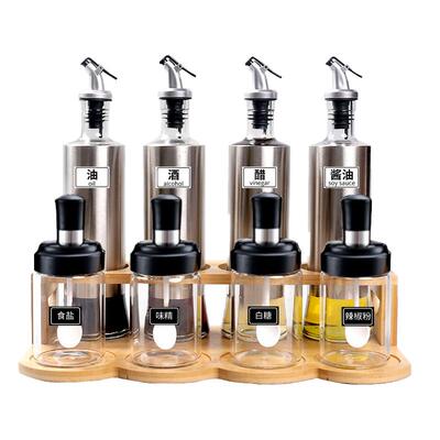 不锈钢厨房玻璃防漏调料瓶油壶