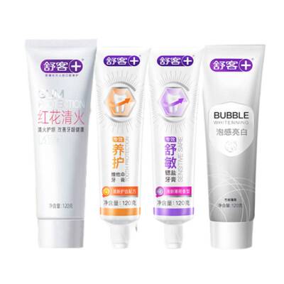 舒客不含氟牙膏温和安全无刺激