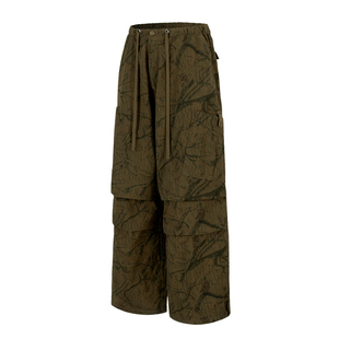 SMILE DDD荆棘工装落伞裤夏轻薄耐磨运动透气宽松嘻哈街舞工装裤